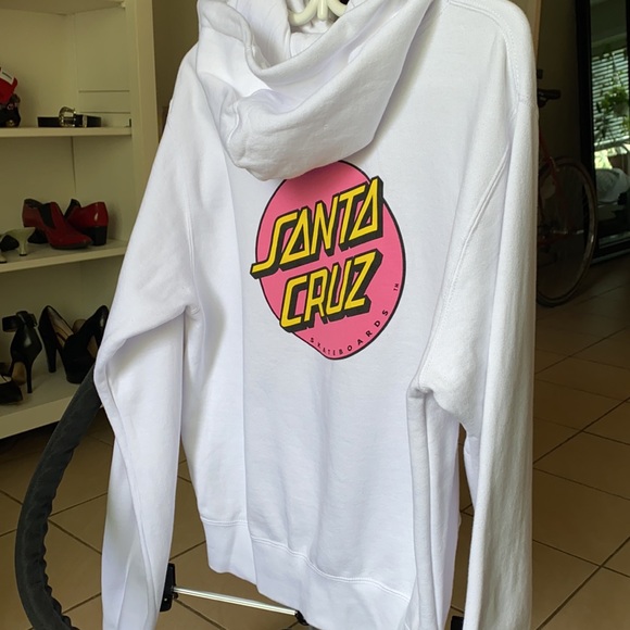 Santa Cruz White Hoodie - Picture 3 of 4